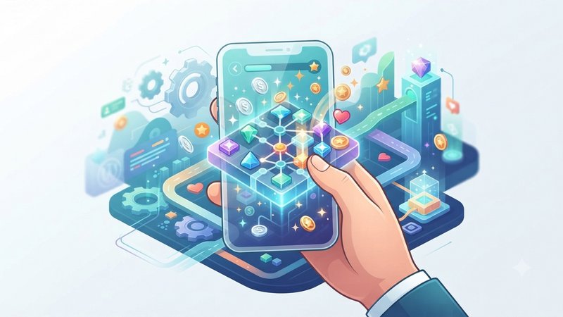 Концептуальная иллюстрация этичных моделей монетизации в дизайне мобильных головоломок от Imagineate Games