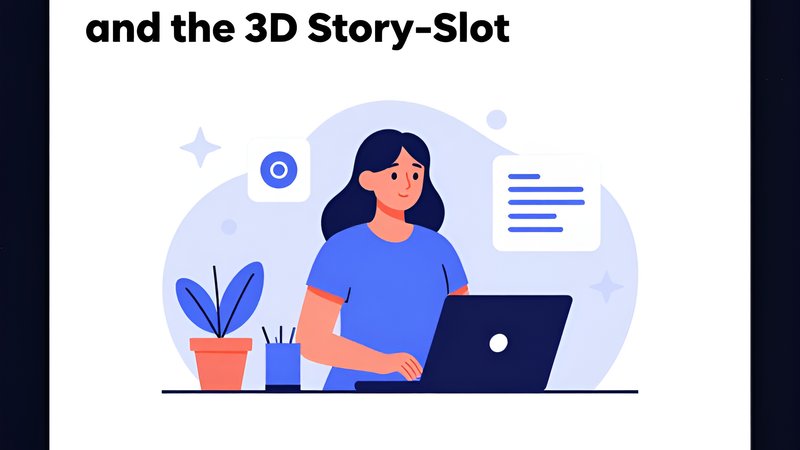 Концептуальная иллюстрация к истории Сары Дженкинс о создании 3D Story-Slot для Imagineate Games